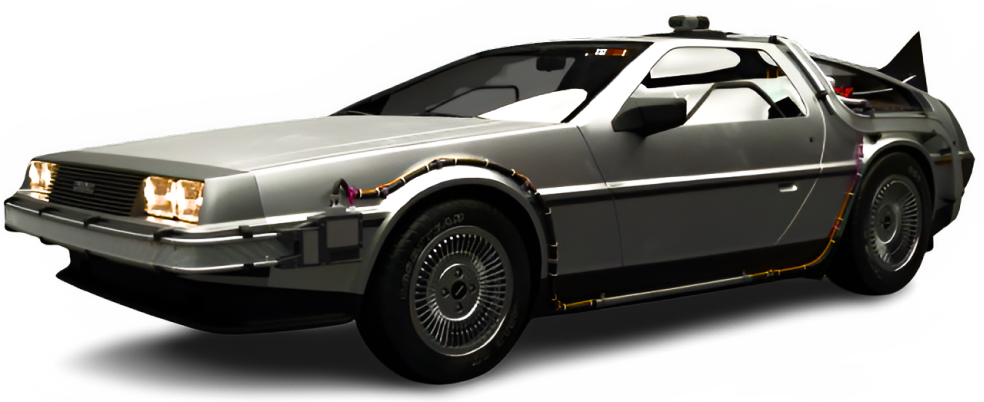 Movie Car Hire Delorean Time Machine