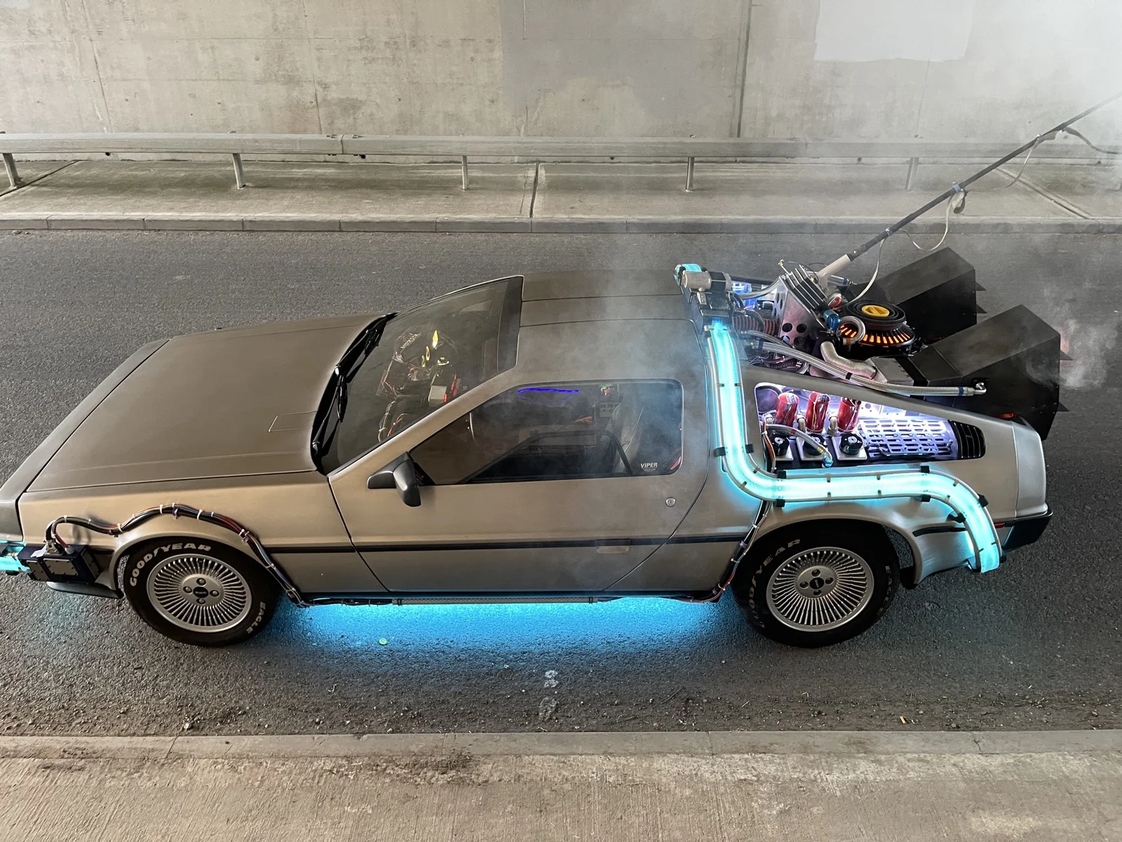 Delorean Time Machine Drivers Side