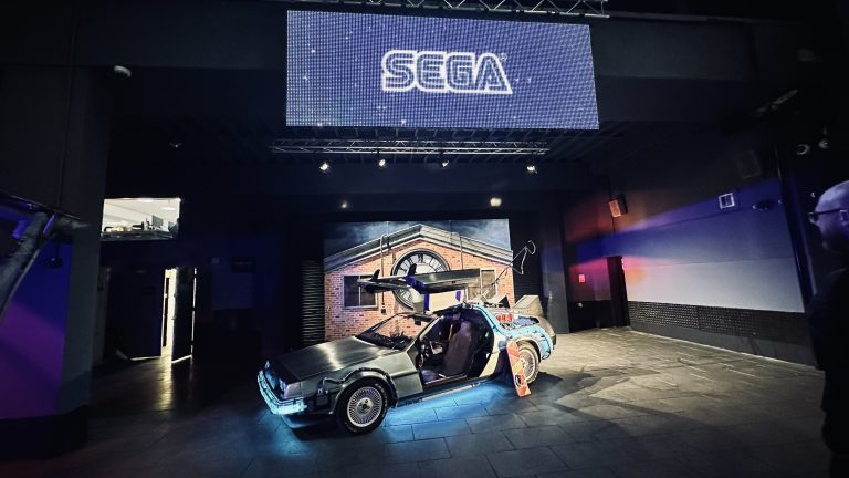 Delorean Time Machine at SEGA Event